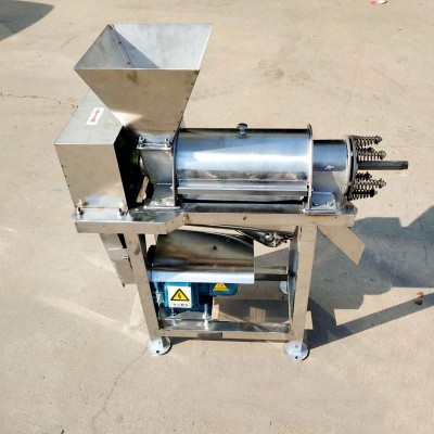 橙子榨汁机 生姜螺旋榨汁机 自动鲜果汁压榨机