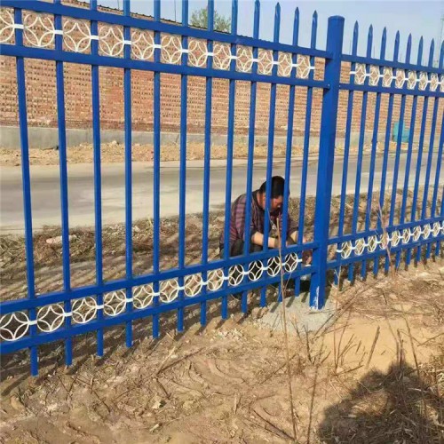 锌钢护栏 学校防攀爬围墙护栏 别墅庭院铁艺围栏