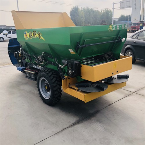 鸡粪撒粪车 大棚施肥抛粪机