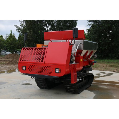 履带撒肥车 水田撒肥机 定制撒粪机