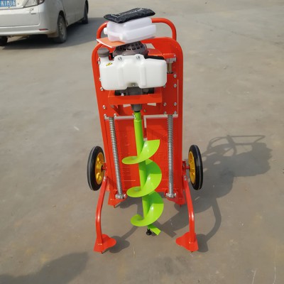 立柱挖坑机 电线杆子打窝机 葡萄园支架打孔机