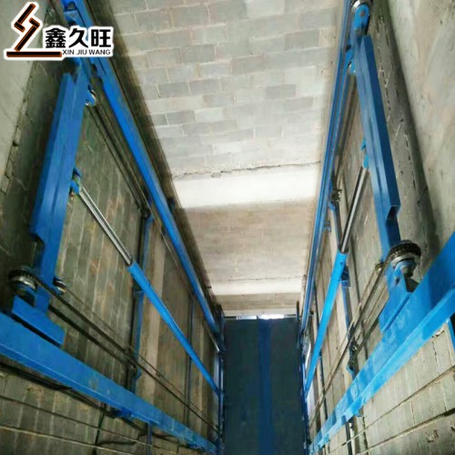 厂家直销车间上料导轨升降机 固定式液压升降货梯