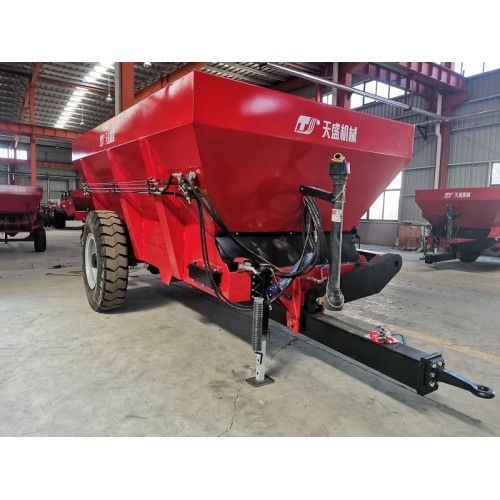 山西补贴款大型撒粪机 扬粪机 双盘撒播机 牵引式鸡粪猪粪