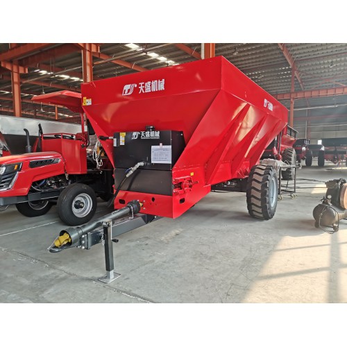 二连浩特市大型撒粪机 扬粪机 双盘撒播机 牵引式鸡粪猪粪