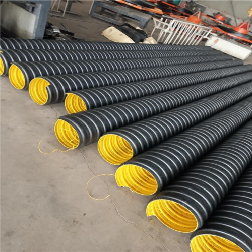 HDPE钢带增强螺旋波纹管   大口径钢带波纹管厂家