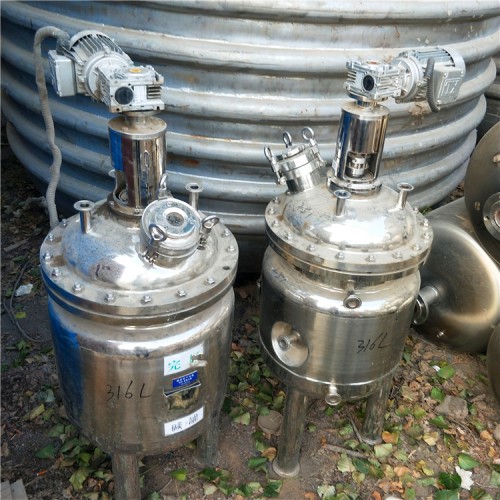 出售二手电加热反应釜 二手盘管反应釜