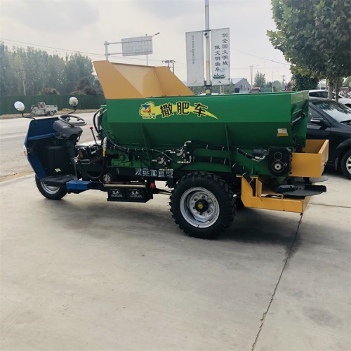 改装式三轮撒肥机 液压全自动撒肥机