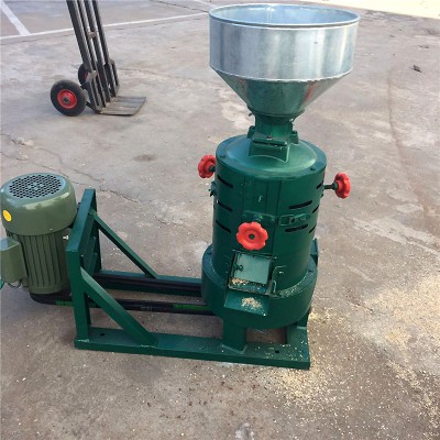 乐民牌砂轮碾米机 大豆谷子高粱脱皮机 砂轮杂粮去皮机