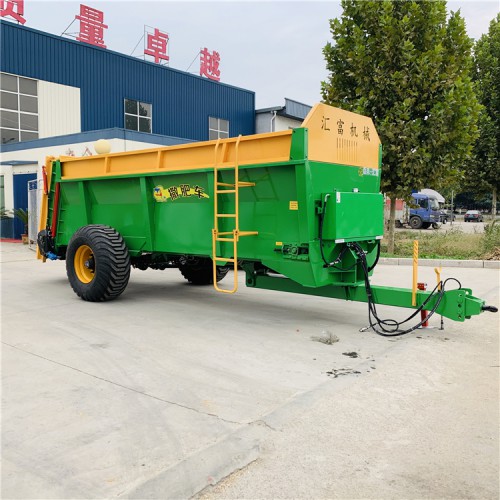 绞龙式撒粪车 12方双竖螺旋撒粪车