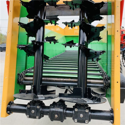 竖绞龙式撒粪机 螺旋撒粪车