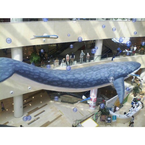 泡沫雕塑 购物中心悬挂立体雕塑 美陈可定制