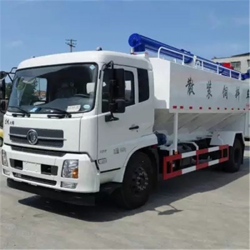东风天锦 散装饲料运输车 散装饲料车