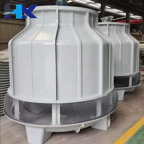 逆流圆形玻璃钢冷却塔 圆形冷却塔