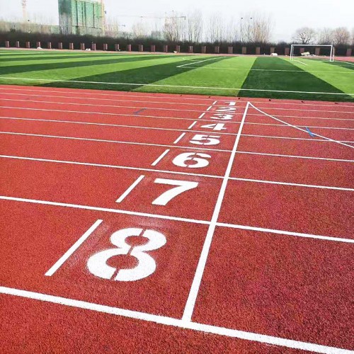 塑胶跑道 透气性塑胶跑道 学校塑胶跑道