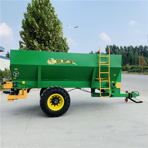 农用大田撒肥车 牵引式液压撒肥机