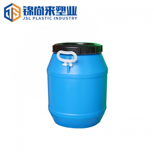 堆码桶 锦尚来吹塑25升化工农药白色大口外盖塑料桶 工厂特价