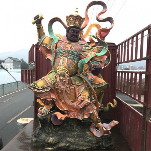 玻璃钢雕塑四大金刚佛像护法神 四大天王佛像厂家直销
