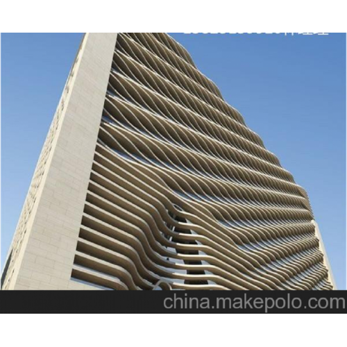 弧形 异形铝方通 铝方通 吊顶材料加工定制