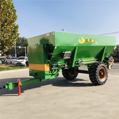 湿粪撒粪车 大型牵引式抛粪机