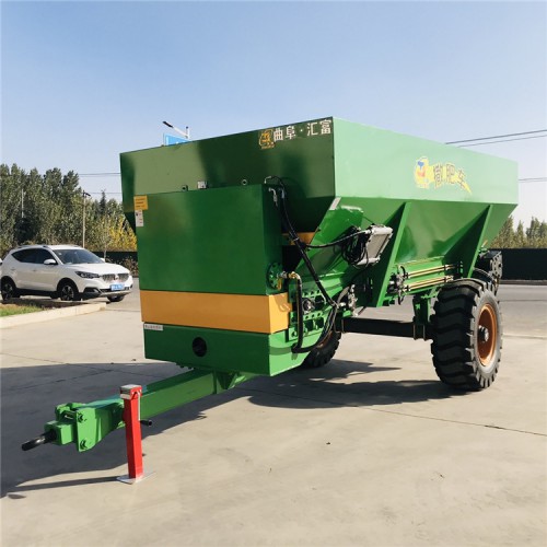 撒干湿粪两用机 大田粪肥扬粪车