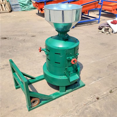 乐民牌黄豆脱皮机 加工磨谷子机 三相电稻谷剥壳机