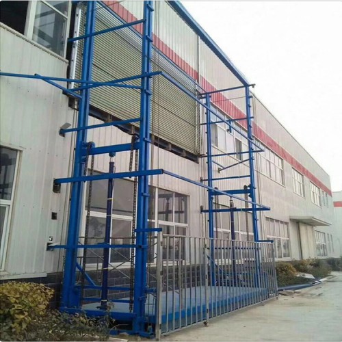 液压升降货梯 仓库用货梯升降平台 导轨式液压货梯