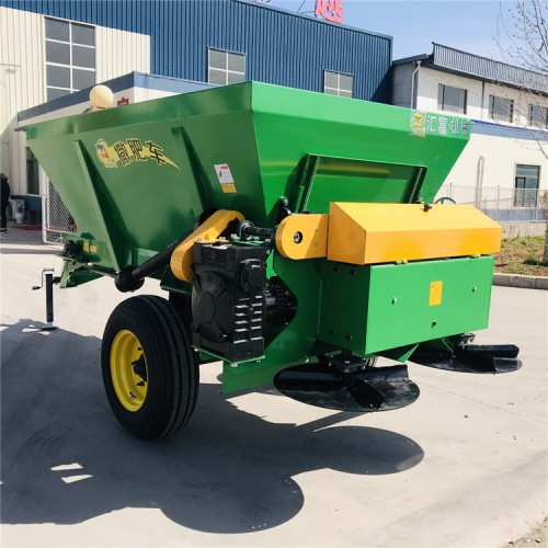 大箱体农用撒肥车 大型撒肥机 抛洒均匀效率高