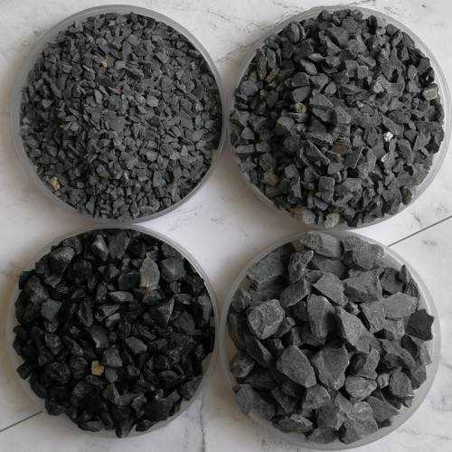 黑色鹅卵石 黑色石子 玄武岩石子