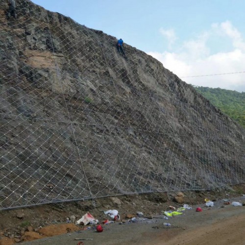 边坡防护网工程单价多少     sns边坡防护网安装