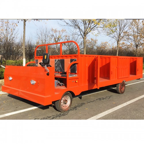 电动四轮平板货车载重王 物流仓库搬运车 拉猪车