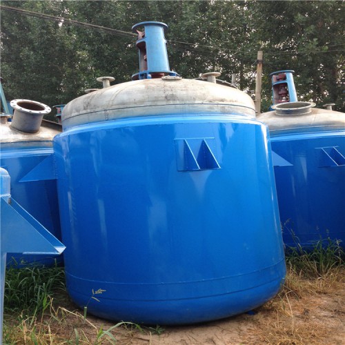 处理一批二手不锈钢反应釜 二手内盘管不锈钢反应釜