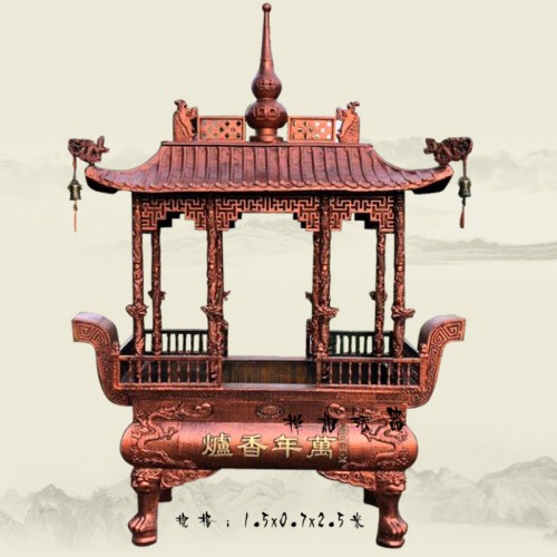 福建祠堂香炉 长方形宗祠香炉定制