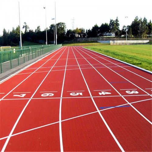 塑胶跑道  预制型塑胶跑道