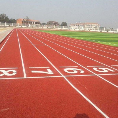 全塑型跑道  塑胶跑道定制