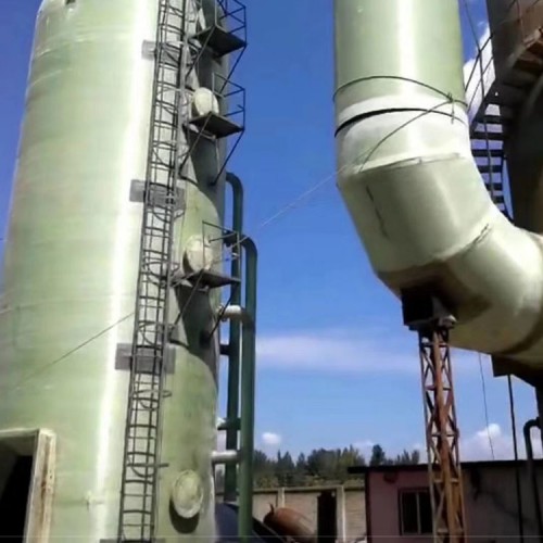 废气酸雾处理设备 玻璃钢净化塔厂家 尾气吸收塔