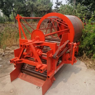 药材收获机 多功能中药材种植机 滚筒药材收获机