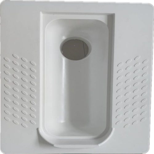 涌泽 玻璃钢蹲便器 易冲洗 不发黄