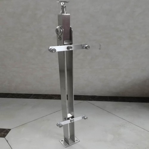 不锈钢玻璃栏杆   玻璃栏杆立柱