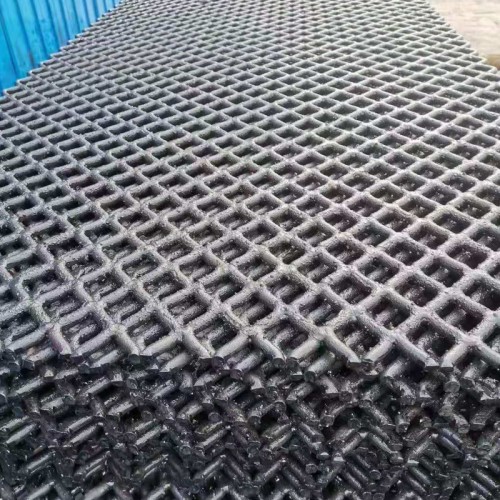 锰钢焊接筛网 锰钢圆孔焊接筛网 高温热处理锰钢焊接筛网厂家