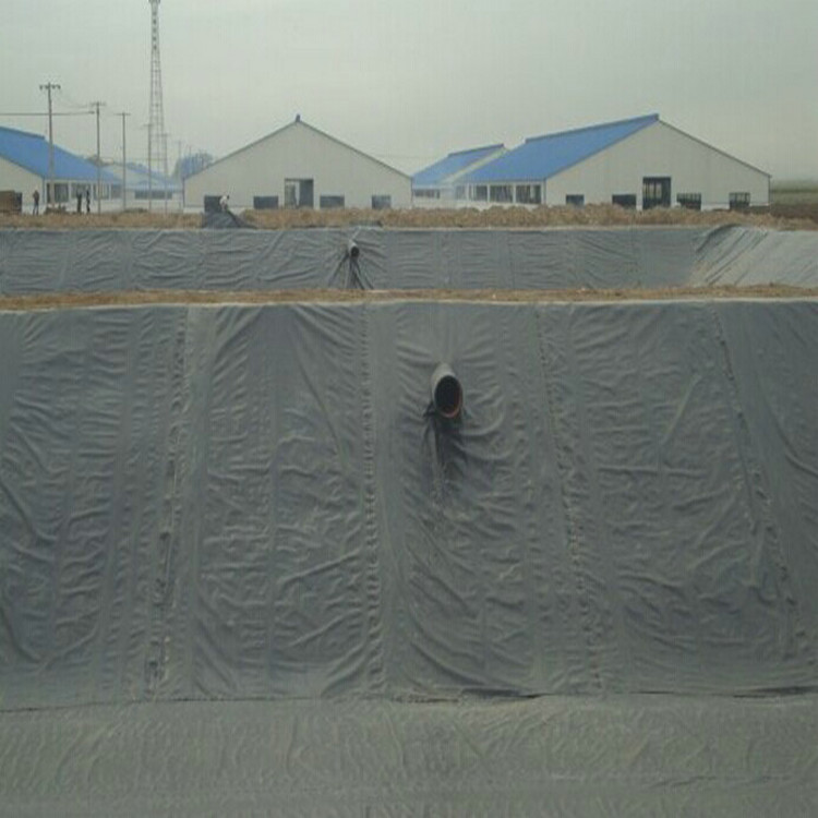 垃圾场渗滤液调节池HDPE土工膜加盖工程 0.9mmHDPE防渗膜性能稳定