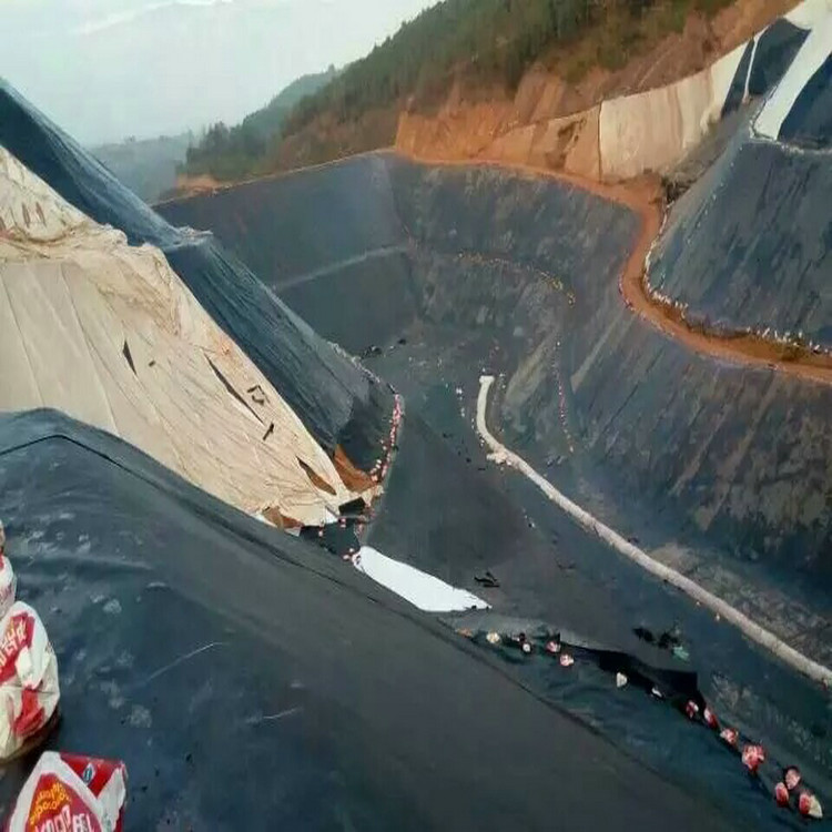 垃圾填埋场中间覆盖防渗HDPE防渗膜厂家自产自销
