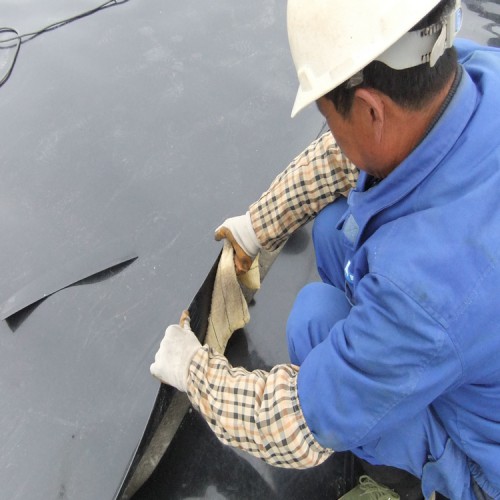 1.5mm耐腐蚀HDPE土工膜 糙面土工膜 防渗膜的作用