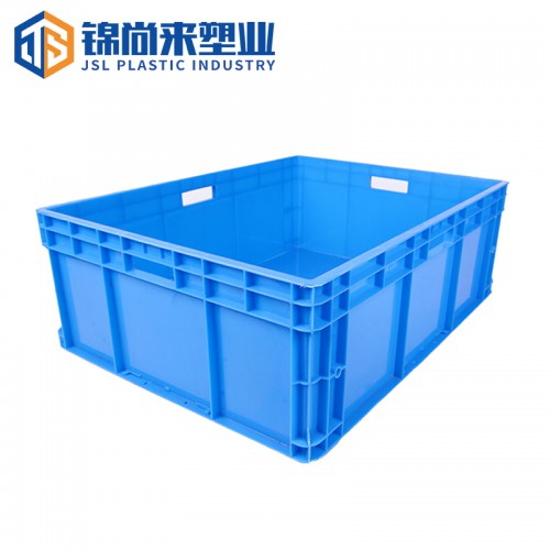 物流箱 江苏厂家生产耐油污易清洗工厂周转塑料箱 工厂特价