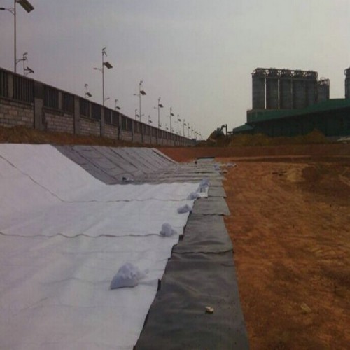 养猪场沼液池双色HDPE土工膜 土工膜防水毯 养殖防渗膜厂家