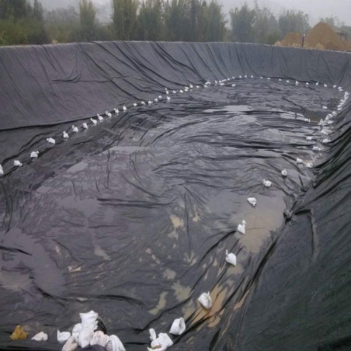 中卫耐老化400g复合土工膜 尾矿库防渗膜 养殖废水池防渗HDPE土工膜