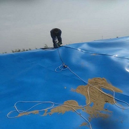 油田蒸发池防渗2mm防渗膜 0.9mm土工膜可量尺定做