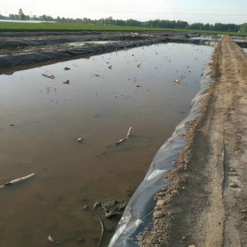 矿渣池HDPE防渗膜 固废填埋防渗膜 膨胀螺压条固定防渗膜