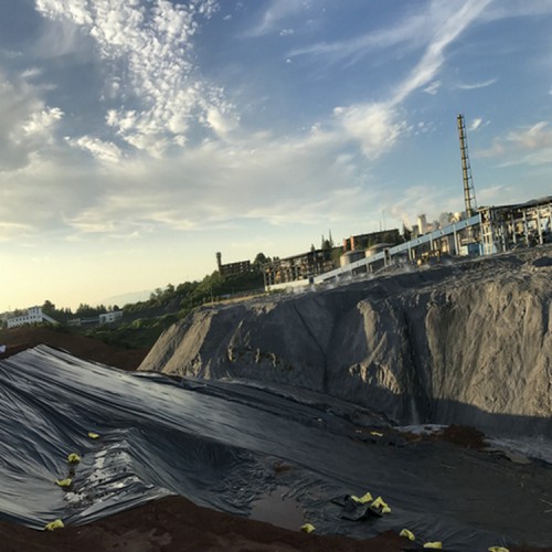 抗紫外线双毛面HDPE土工膜 2.0mmHDPE土工膜厂家批发