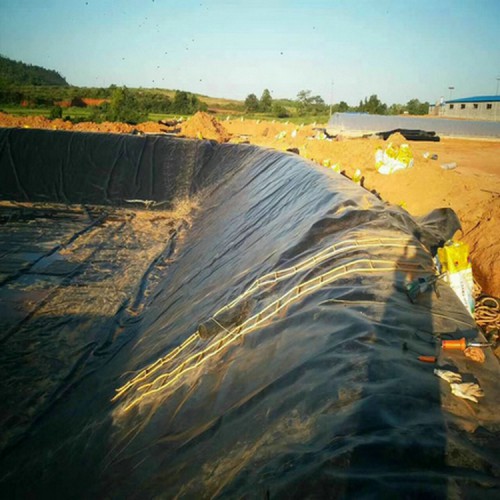 滁州养殖场沼液池双糙面HDPE土工膜 0.6mm土工膜商品批发价