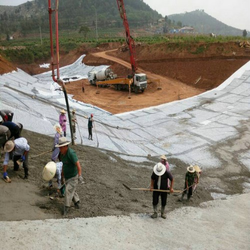 垃圾场填埋区HDPE膜调节池覆盖